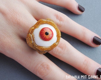 Smaugs Dragon Eye Ring with Golden Tears