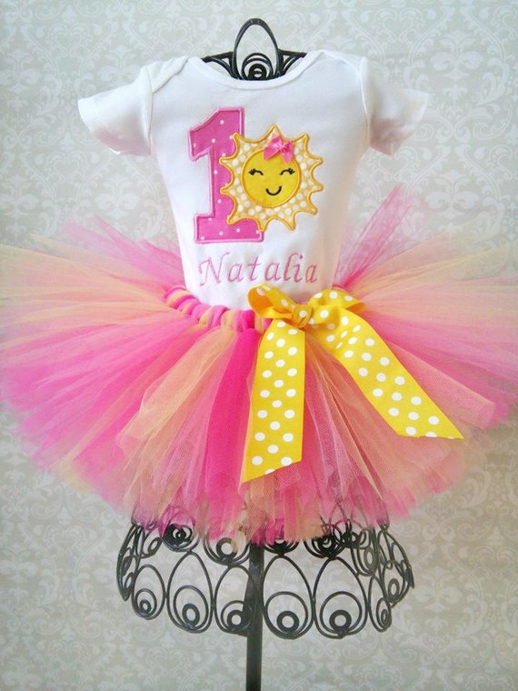 Sunshine 1st Tutu Birthday Outfit