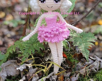 PATTERN: Chrysanna the Albino Fairy Crochet Amigurumi Doll