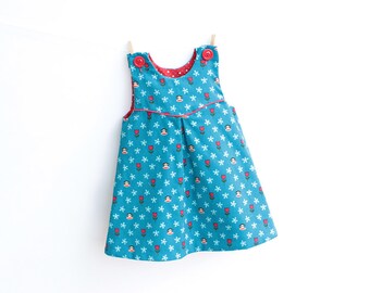 Girl Baby Girl Dress Overall sewing pattern Pdf, MINI TULIPS Baby Girl Pinafore, newborn 3m 6m 9m 18m 1 2 3 4 5 6 years Instant Download