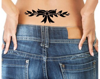 lower back tattoo etsy lower back tattoo etsy
