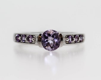 Amethyst Gemstone 10pcs Ring Wholesale Lot 925 Sterling Silver Overlay