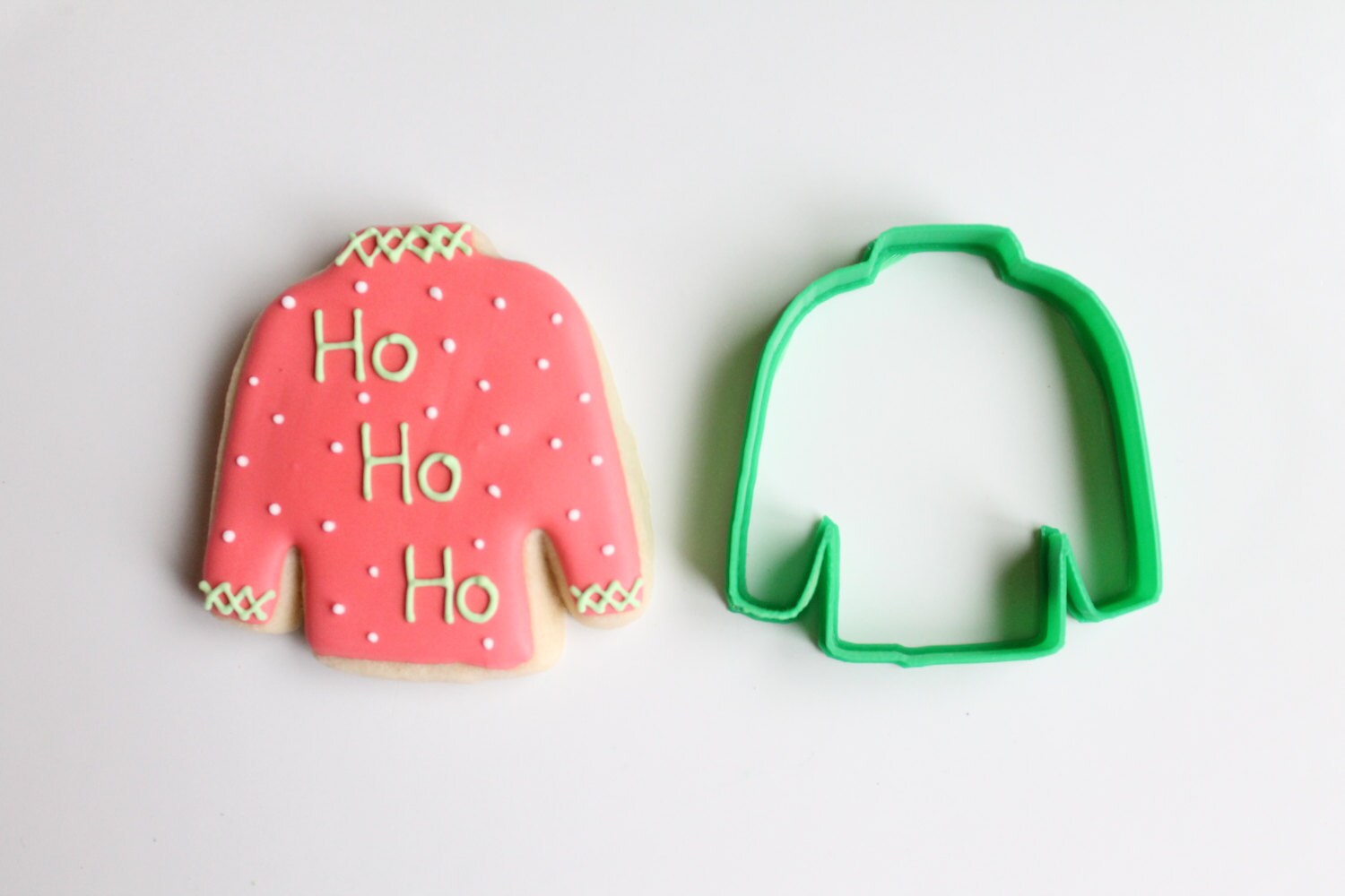 Ugly Christmas Sweater Christmas Cookie Cutter 3D Printed