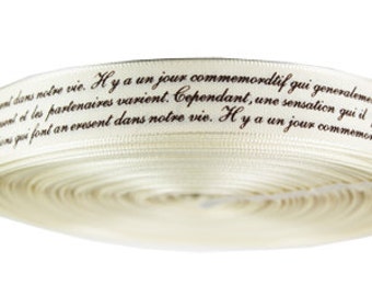 French script ribbon | Etsy