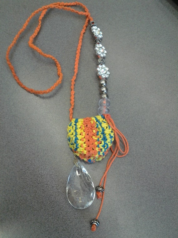 Items similar to pouch necklace on Etsy
