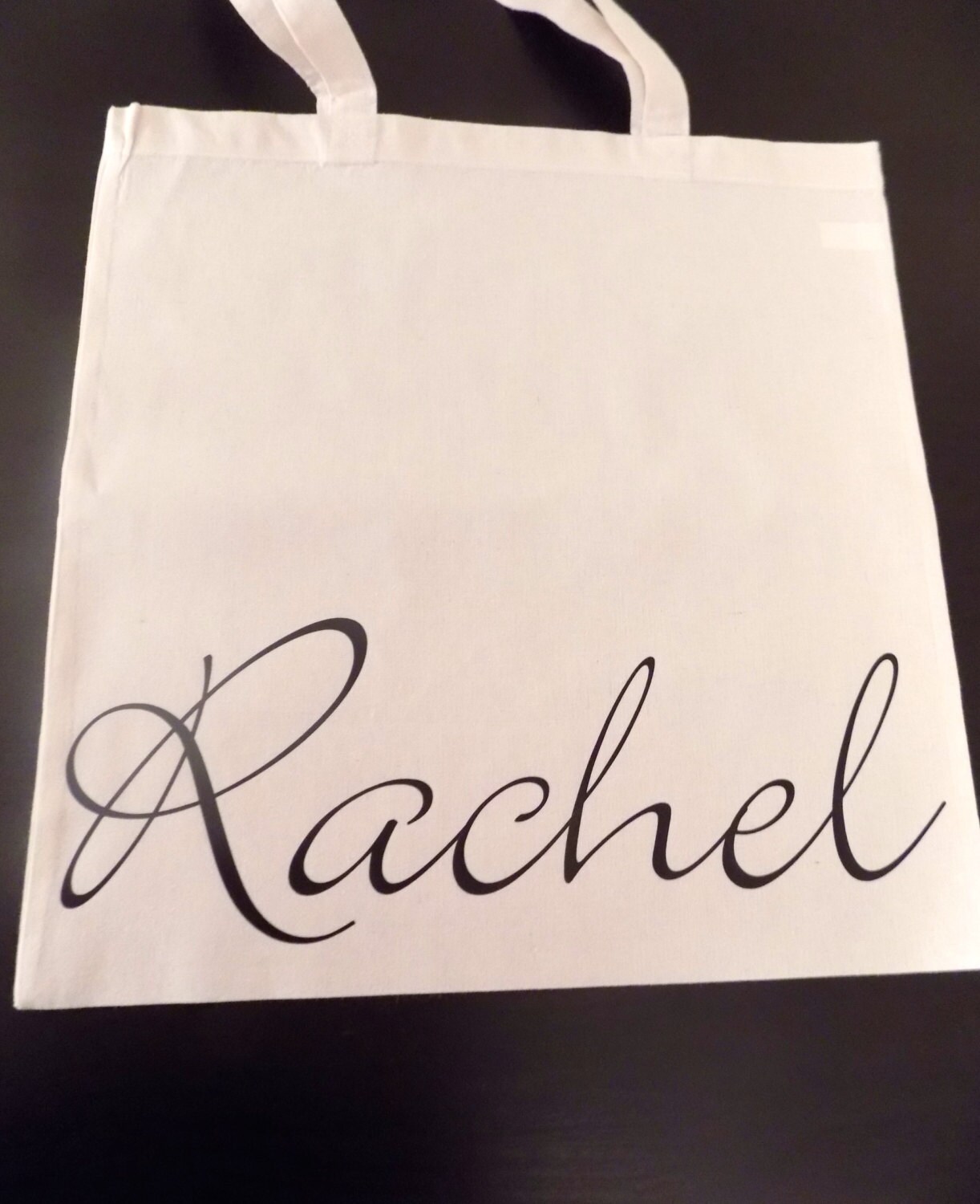 Customizable Tote Bags. Name Totes. // Wedding Gifts // Bridal