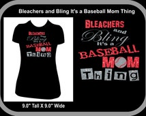 Popular items for bling baseball shirt on Etsy