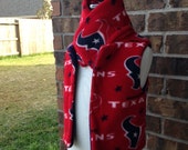 Houston sports fleece vest