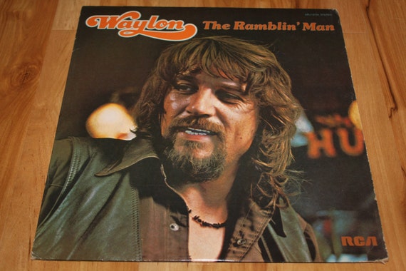 Waylon Jennings The Ramblin Man LP Vinyl 1974 by VintageVinyl101