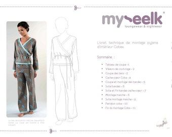 Patron of couture Pajamas Coba