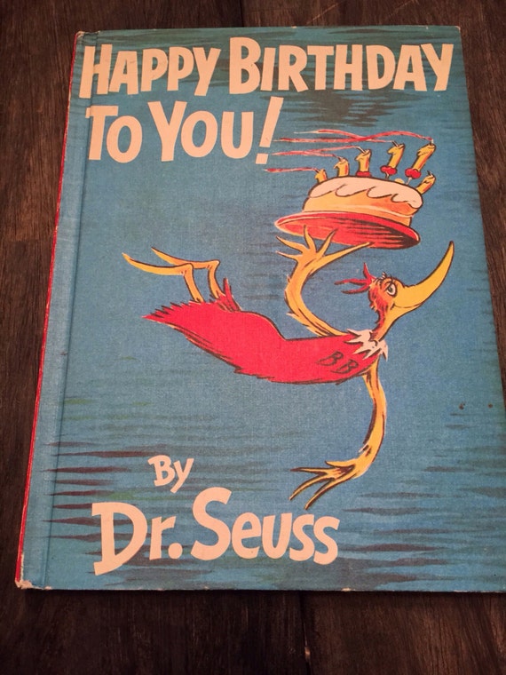 Dr. Seuss Happy Birthday To You by SimpleandVintage on Etsy