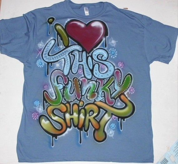 airbrush graffiti t shirt