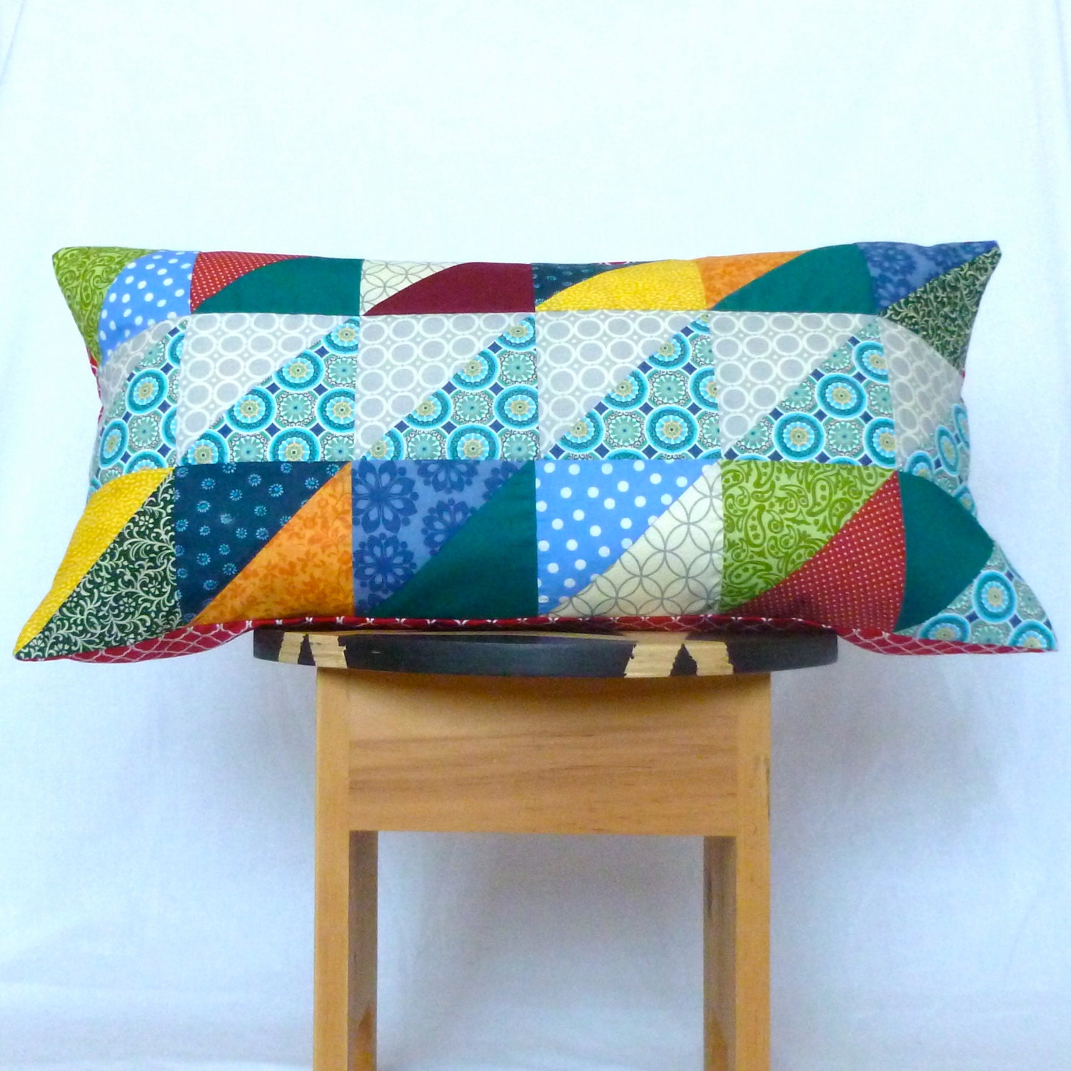 Lumbar Pillow Cover Rectangle Removable Pillow by ThePillownista