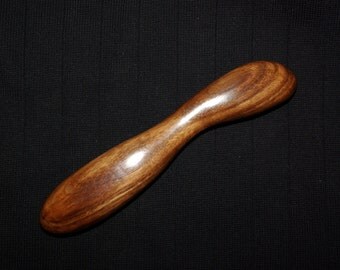 Mature organic shape wooden dildo Walnut wood sculpture Olisbos en bois Adult sex toy Double ended Phallic Birthday present Made to order