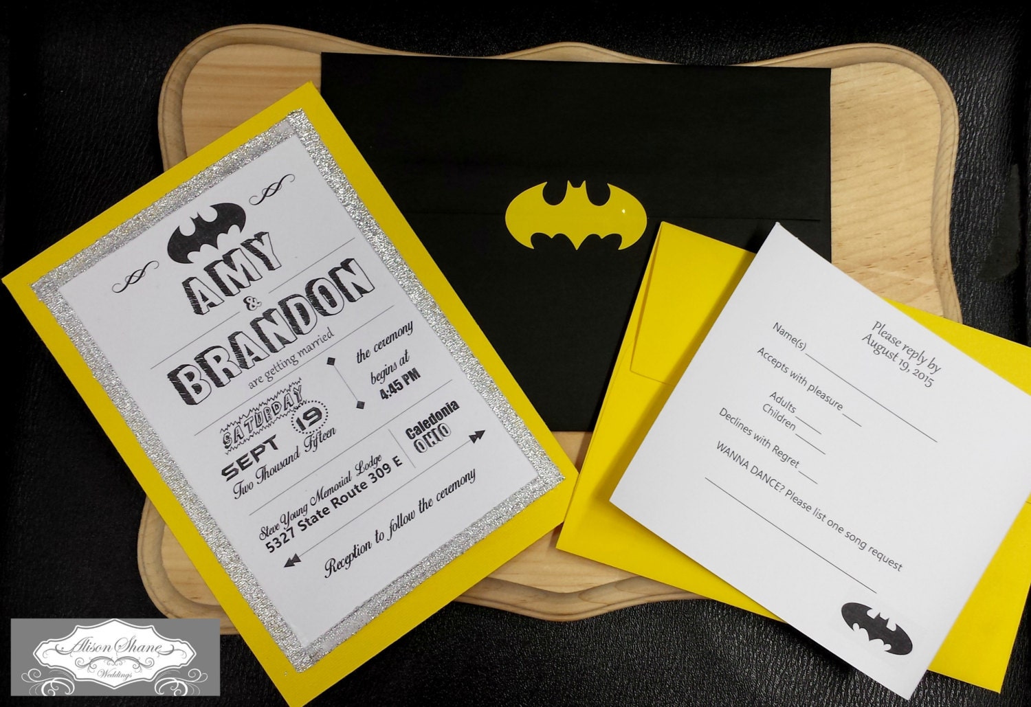 Batman Wedding Invitations 5
