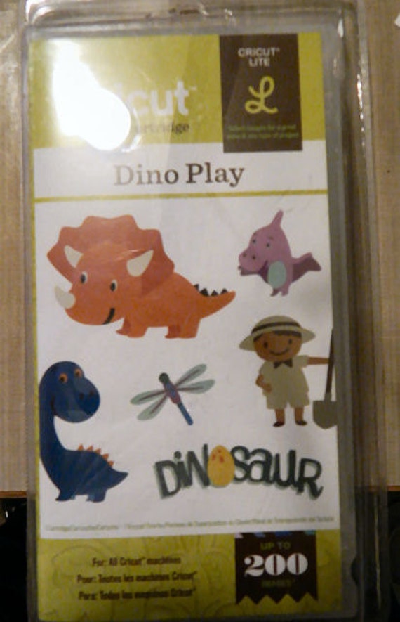 Cricut Cartridge Dino Play by CountryCousinsCrafts on Etsy