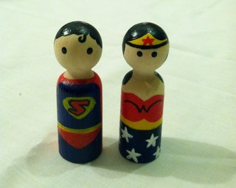 superman peg doll