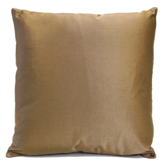 Gold Brown Tan Pillow Throw Pillow Cover Decorative Pillow