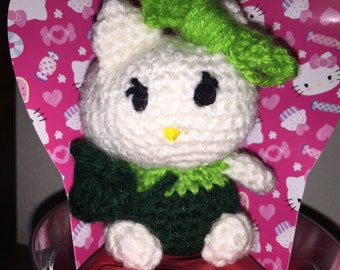 hello kitty st patrick's day plush