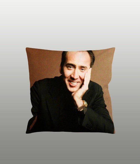 nicolas cage pillow