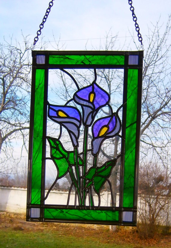 Items similar to Multi-coloured Stained Glass sun catcher on Etsy