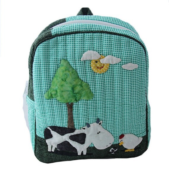 Cotton Quilt Backpack Handmade Kids' Quilt by BerandaSendja