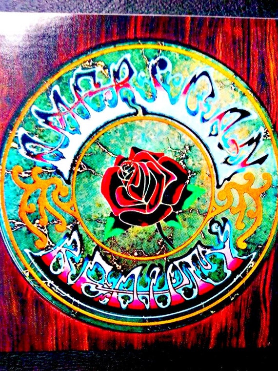 American Beauty 1970's Grateful Dead Album Cover by GratefulGround