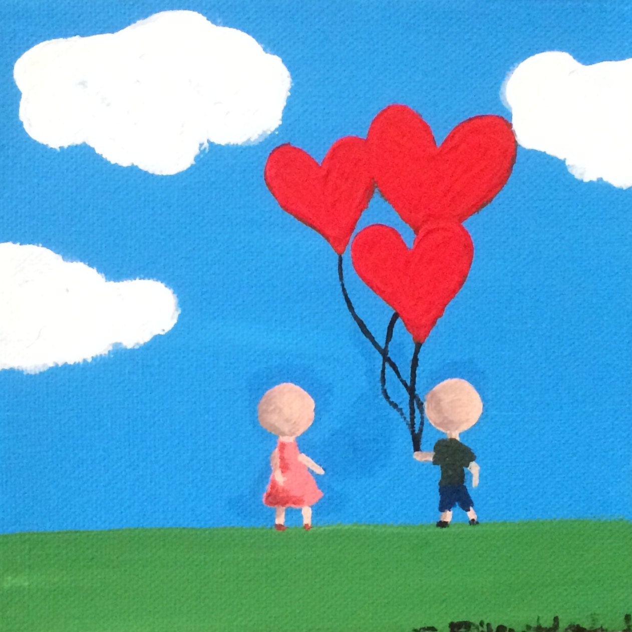 Simple Love Painting Original Acrylic   Il Fullxfull.730849069 Rj4v 