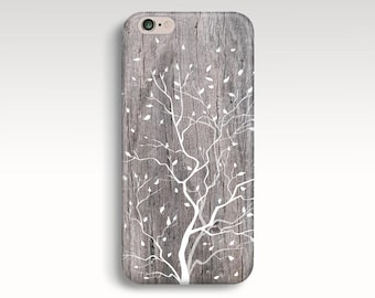 iPhone 6s Case, iPhone 7 Case, Wood Print iPhone 6s Case, Tree iPhone SE Case, iPhone 5C Case Floral iPhone 6 Plus Case iPhone 7 Plus Case