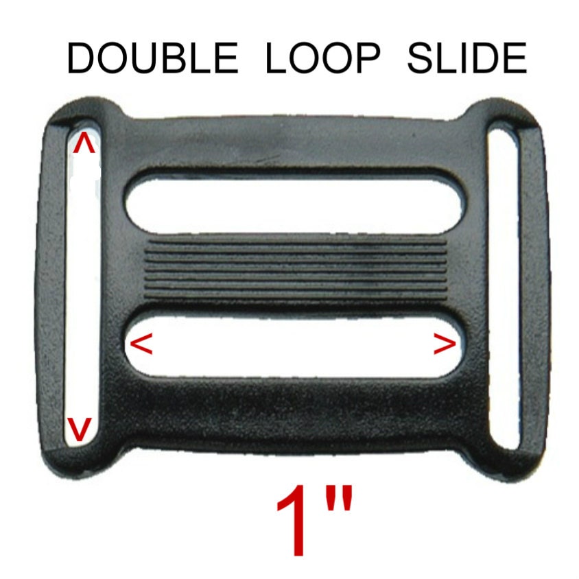 10 PIECES 1 Dual Sternum Strap Adjuster Slide 1