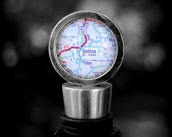 Sedona Map Wine Stopper - Great Hostess Gift