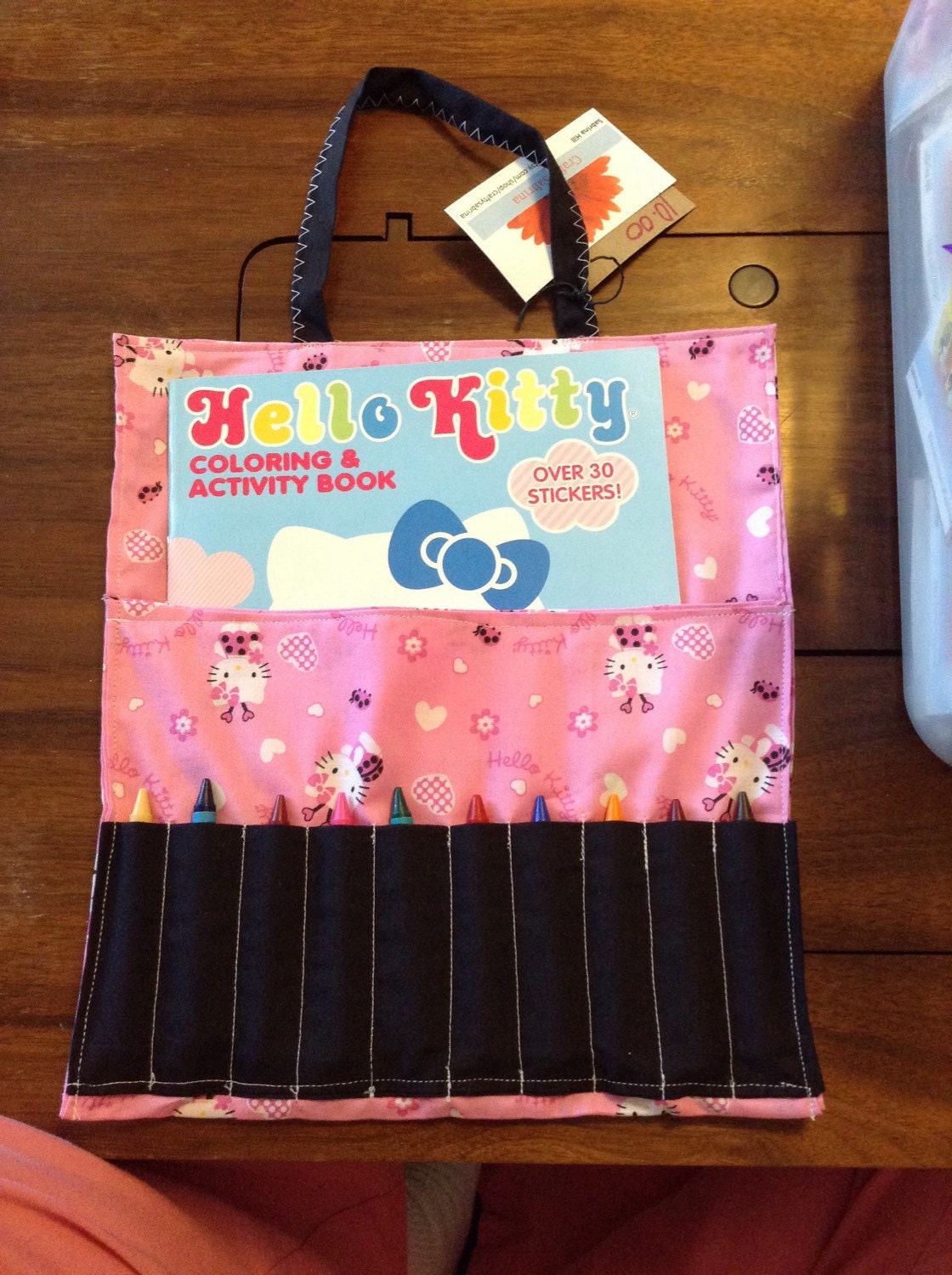 Download Hello kitty crayon and coloring book holder by CraftySabrina