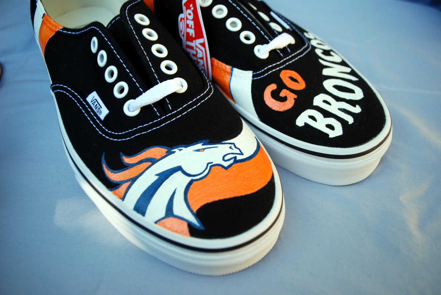 Custom Painted Sports Team Shoes