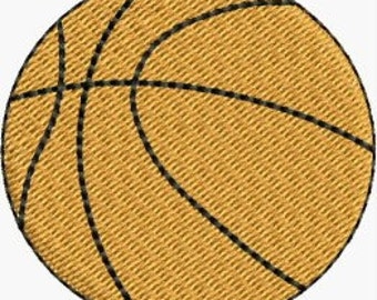 Mini Basketball embroidery designs 4 sizes