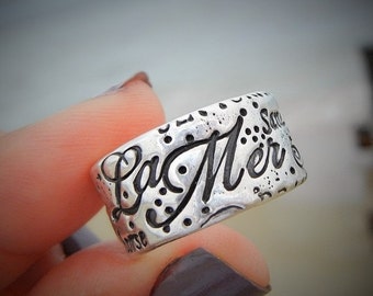 Nautical Jewelry, Silver Nautical Ring, Nautical Silver Ring, Sterling Silver Nautical Jewelry, Sterling Silver Nautical Ring, Beach Jewelry