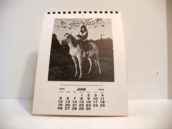 vintage-1966-loretta-lynn-calendar-country-western-music