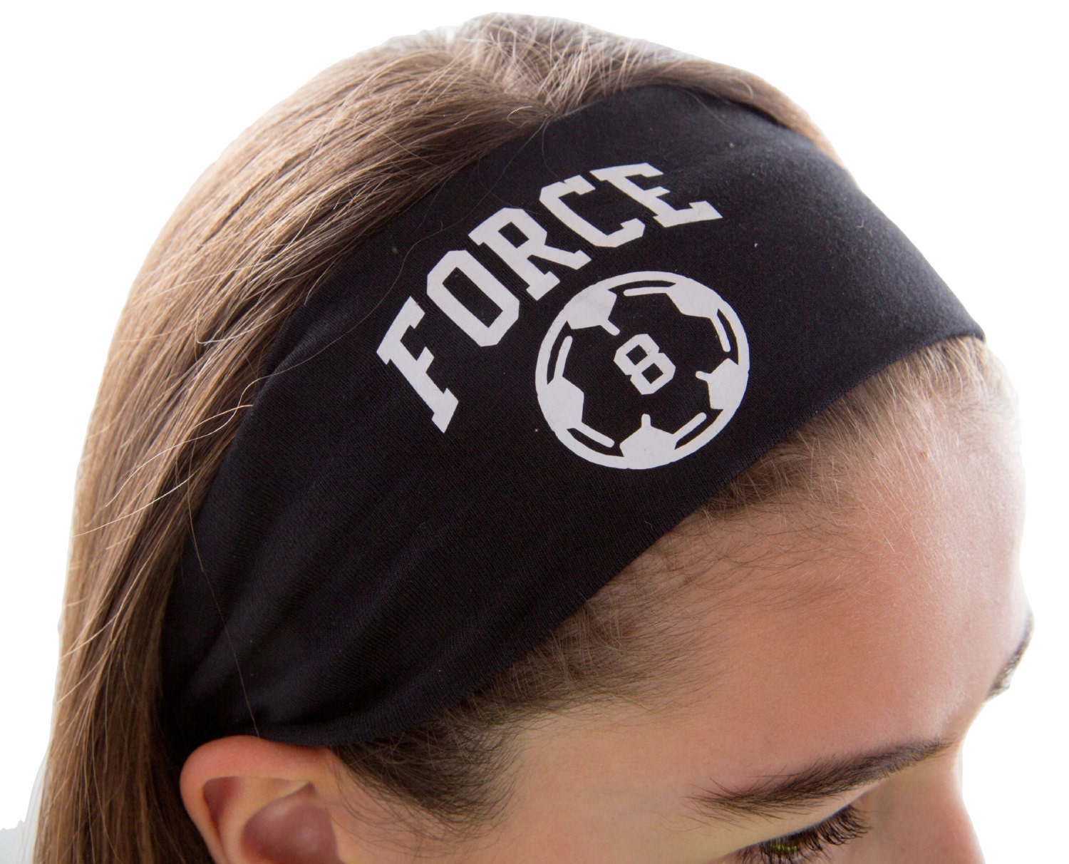 Design Your Own Custom SOCCER Cotton Stretch Headband Your