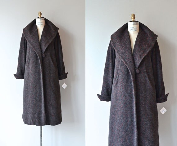 Wealdstone coat vintage 1950s coat wool 50s coat