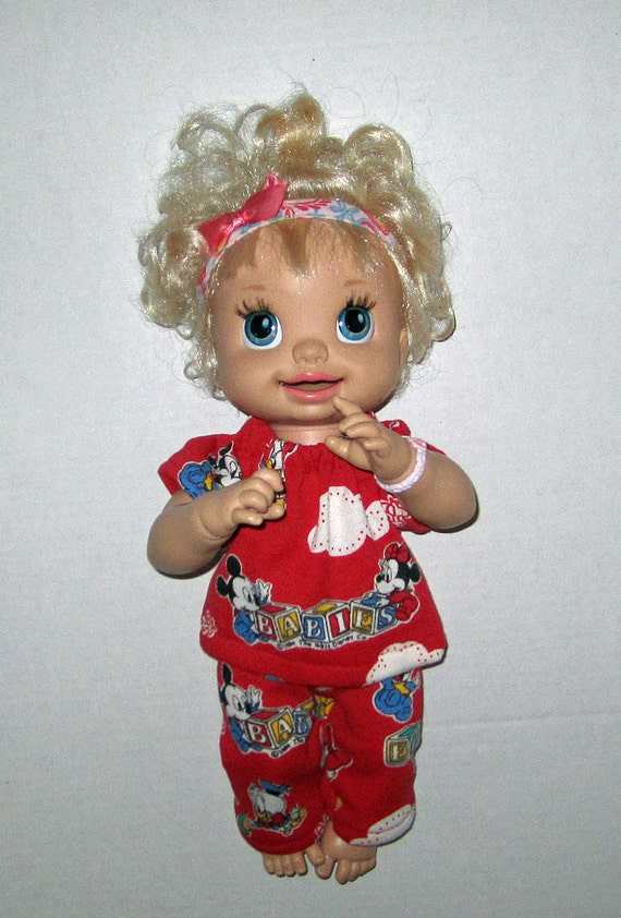 Real Baby Alive Doll Clothes Red Minnie Mouse by Dakocreations