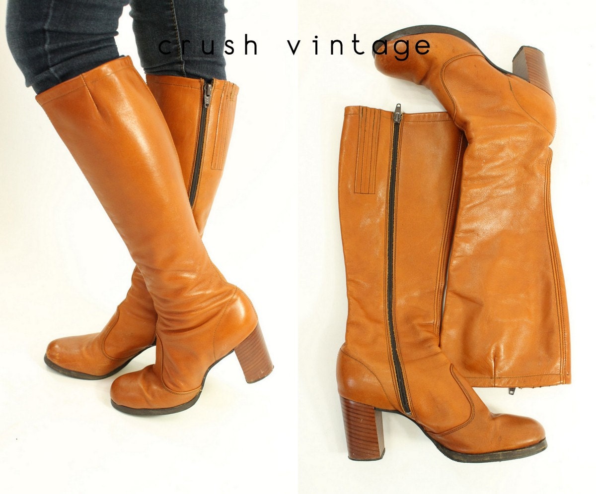 70s thigh high boots