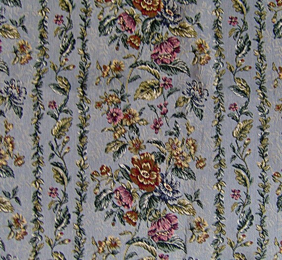 Vintage Floral Woven Tapestry Fabric Home Dec Pillows