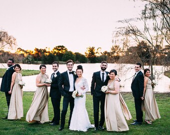 USA, Floor length Convertible Dress / infinity dress/ bridesmaids dress,