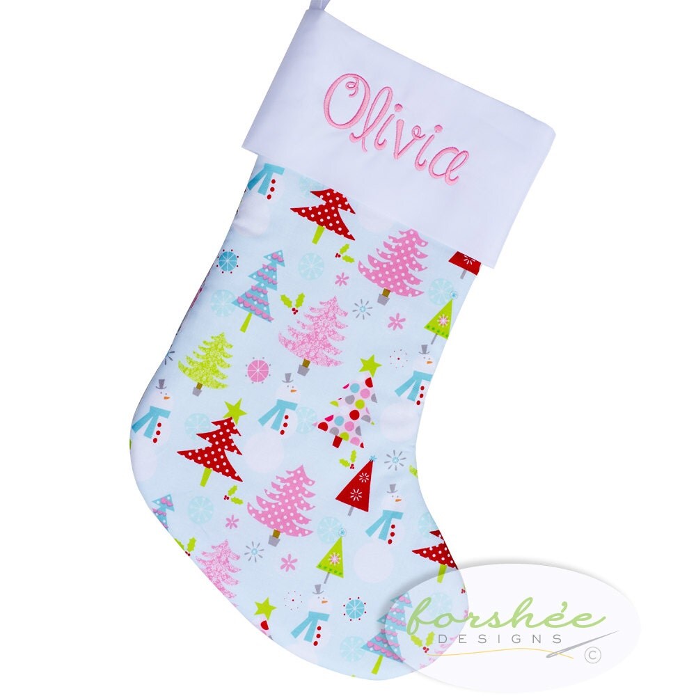 Download Baby Girl Christmas Stocking First Christmas Personalized