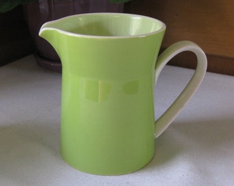 Mikasa Colormates "Chinoise" Creamer Spring Green Vintage