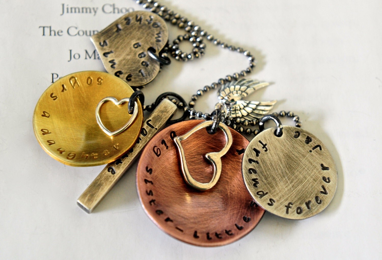 Best Friend Gift Personalized Jewelry Quote Necklace