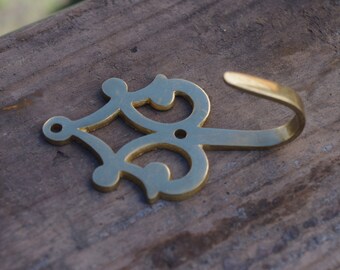 Popular items for solid brass hooks on Etsy