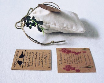 Mom Gift, Garden Seed Bomb Gift Bag 10 Wildflower Seed Balls Pinecones Easy Gardening Gift for Gardener Spring Gardening