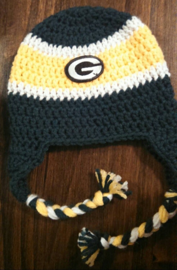 Crochet Green Bay Packers NFL Team Spirit Beanie by kimerin13