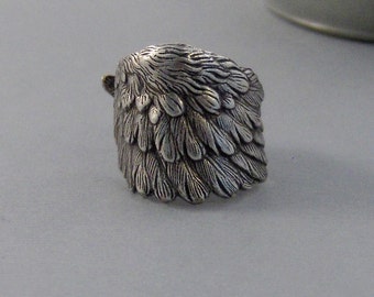 Angel Wing,Angel Ring,Wing Ring,Ring,Silver,Ring,Antique Ring,Silver Ring,Angel,Guardian Angel,Bridesmaid Gift,Bridesmaid valleygirldesigns.