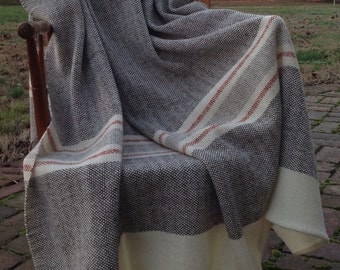 Hand Woven Merino Wool Blanket